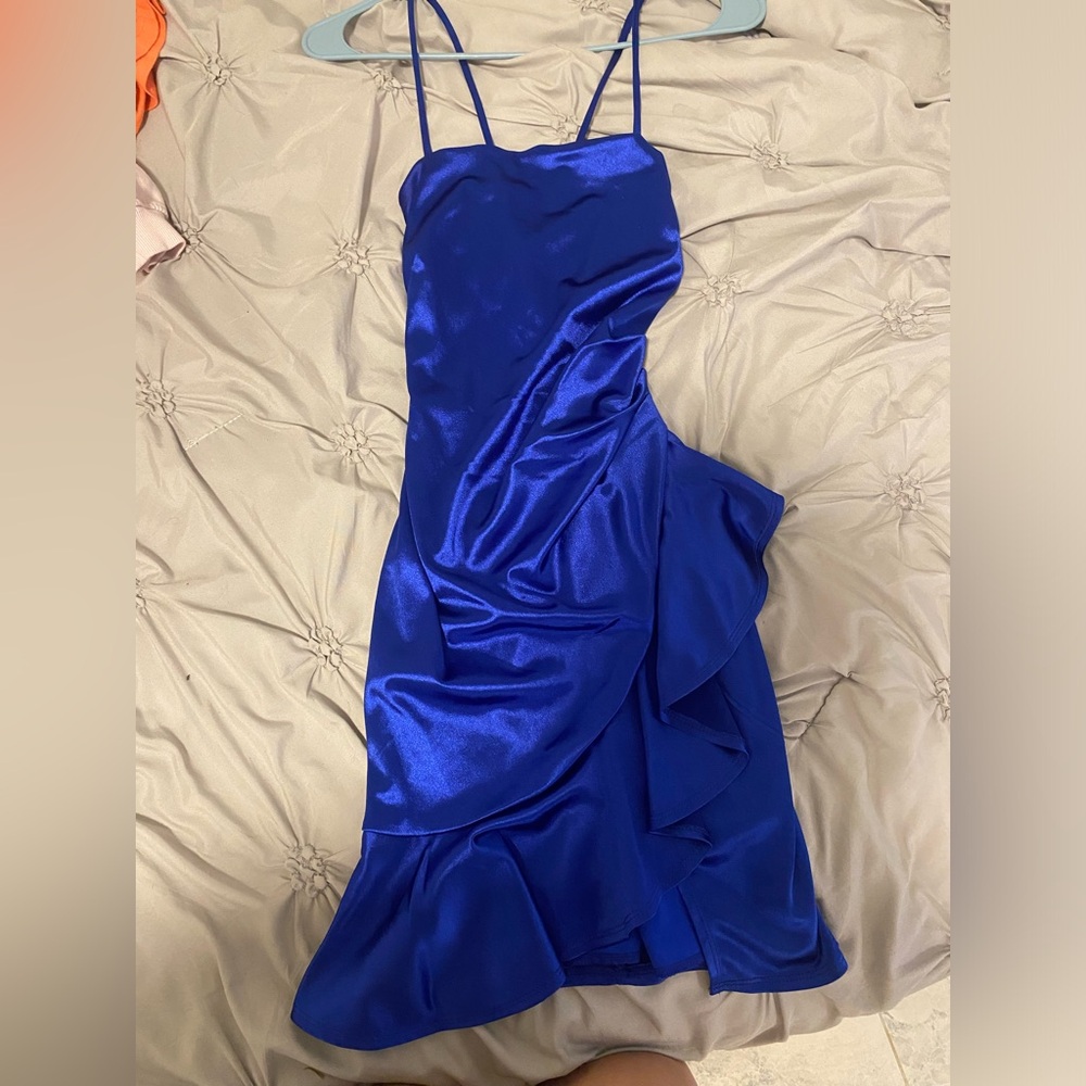 blue homecoming dress from dillards
